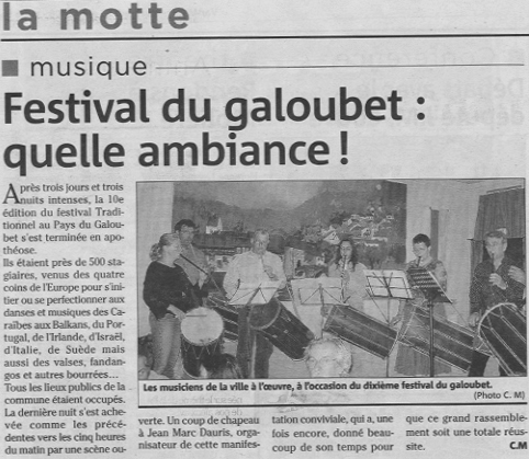 10e Festival Traditionnel au Pays du Galoubet