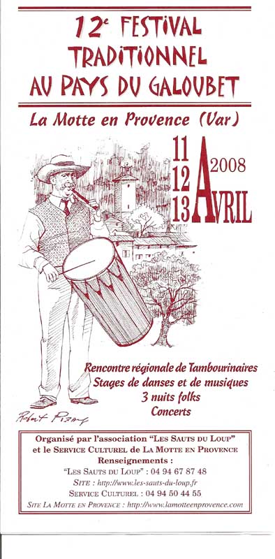 12e Festival Traditionnel au Pays du Galoubet