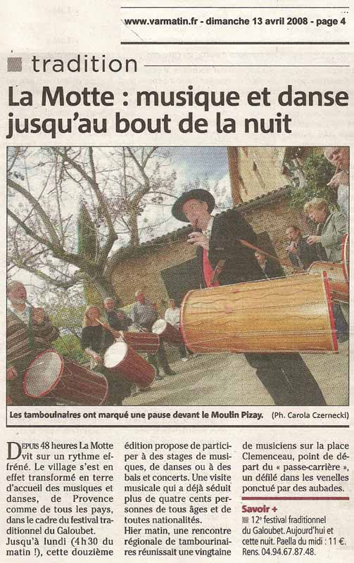 12e Festival Traditionnel au Pays du Galoubet