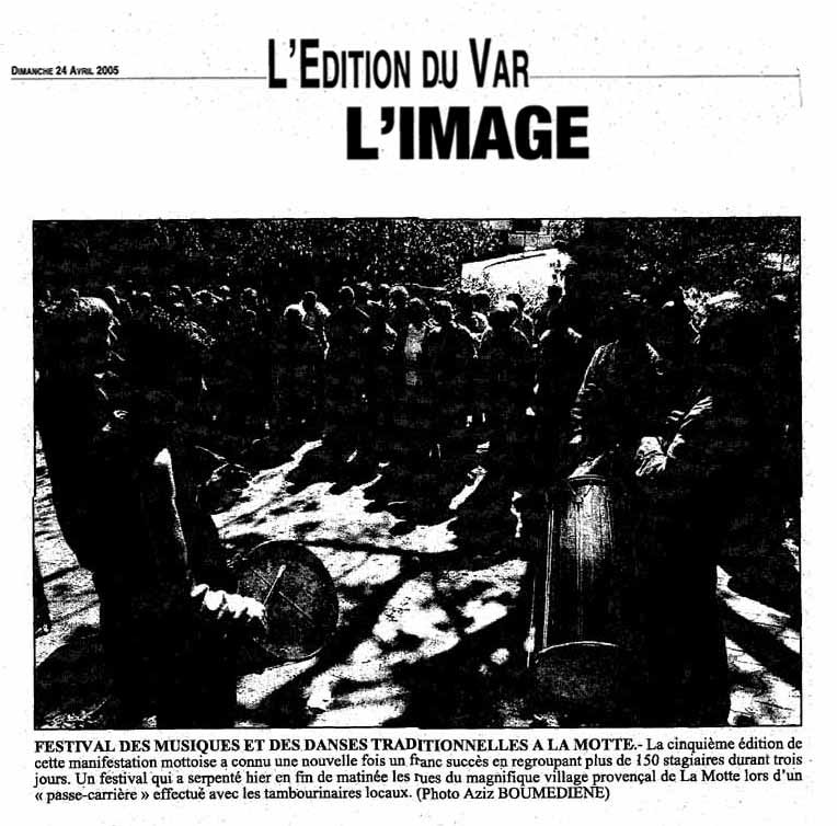 5e Festival Traditionnel au Pays du Galoubet