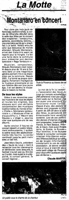 8e Festival Traditionnel au Pays du Galoubet