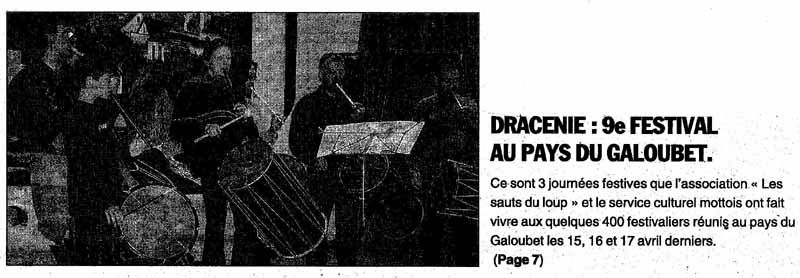 9e Festival Traditionnel au Pays du Galoubet